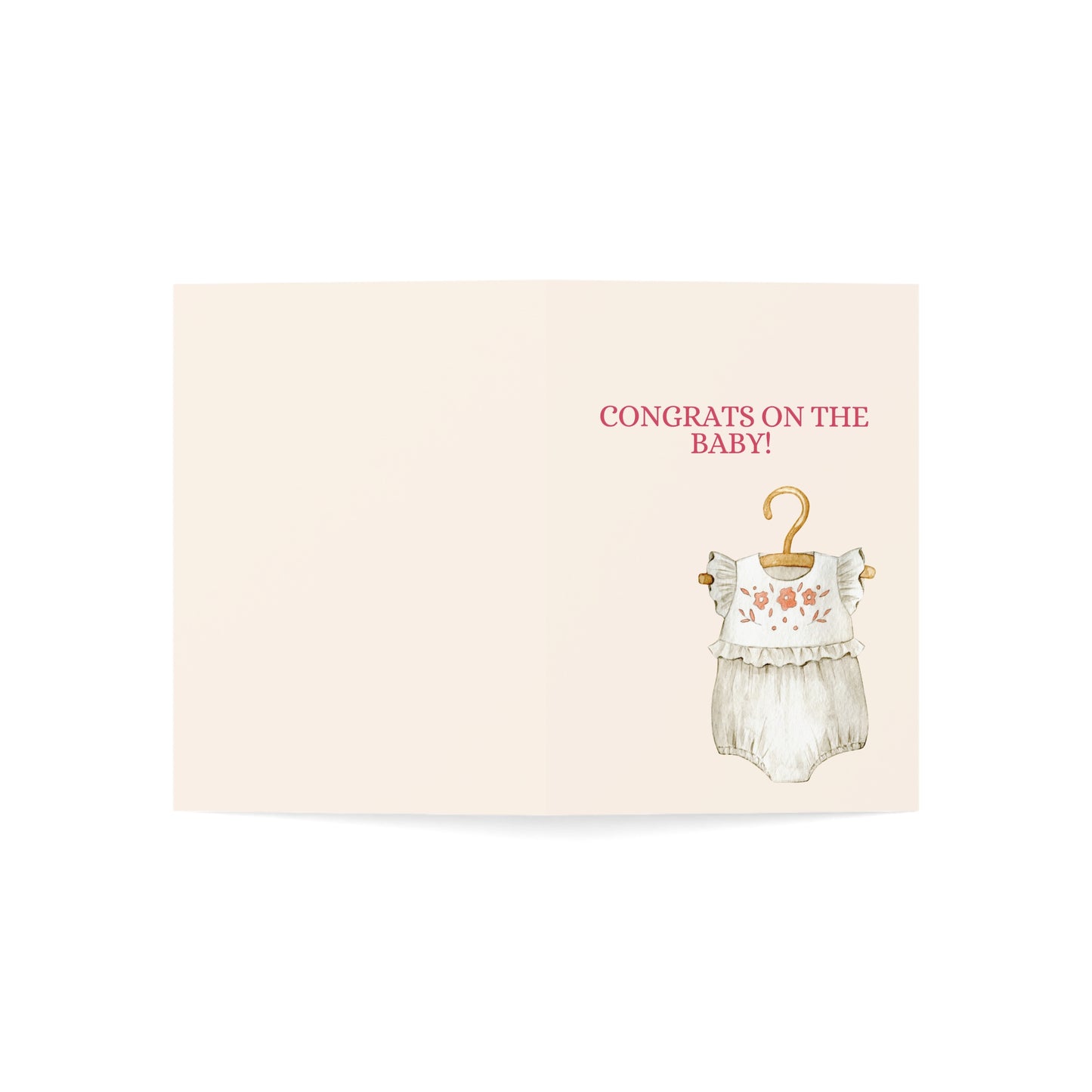 Congrats on the baby! | May your pelvic floor find its way home | humorous baby card