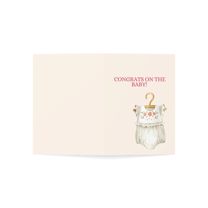Congrats on the baby! | May your pelvic floor find its way home | humorous baby card