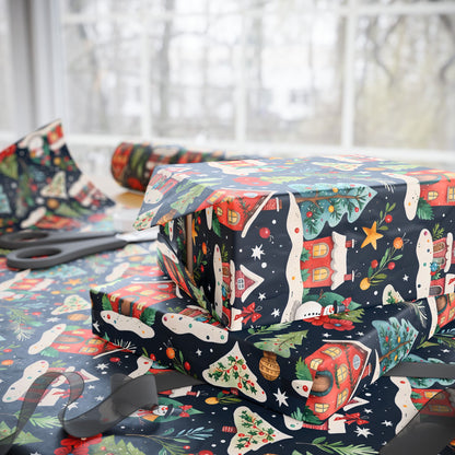 Wrapping Papers - Festive Christmas Village