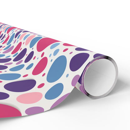 Colorful Polka Dot Wrapping Paper Roll