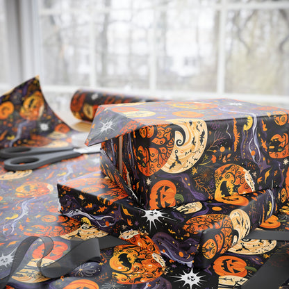Spooky Halloween Gift Wrap for a Boo - tiful Surprise