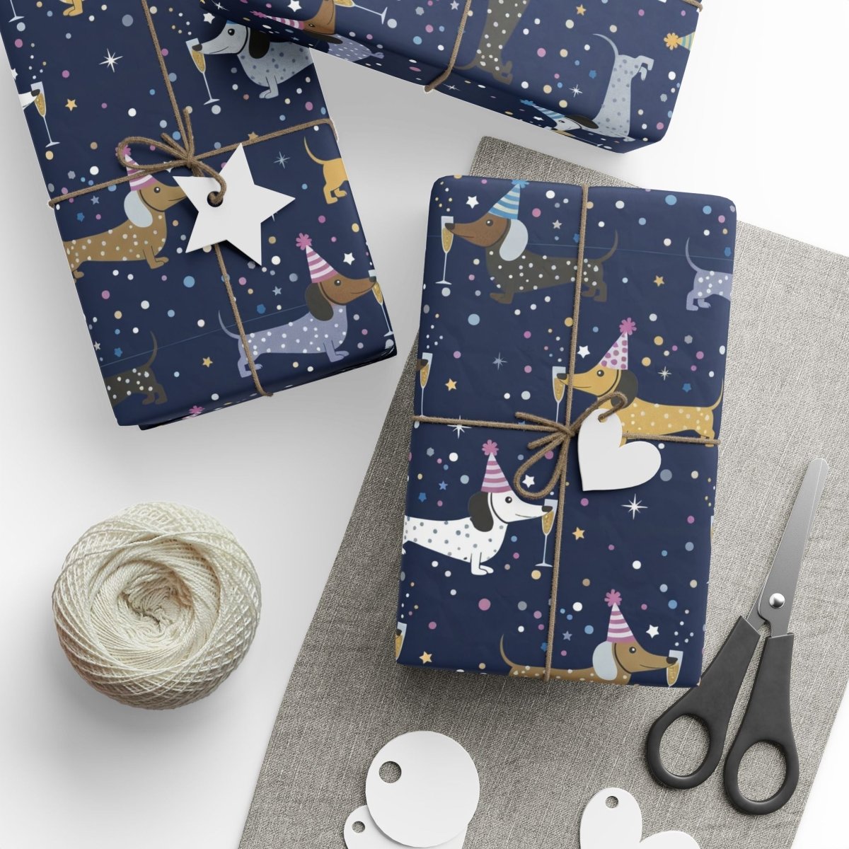 Midnight Zoomies & Champagne Dreams – Dachshund New Year’s Eve Wrapping