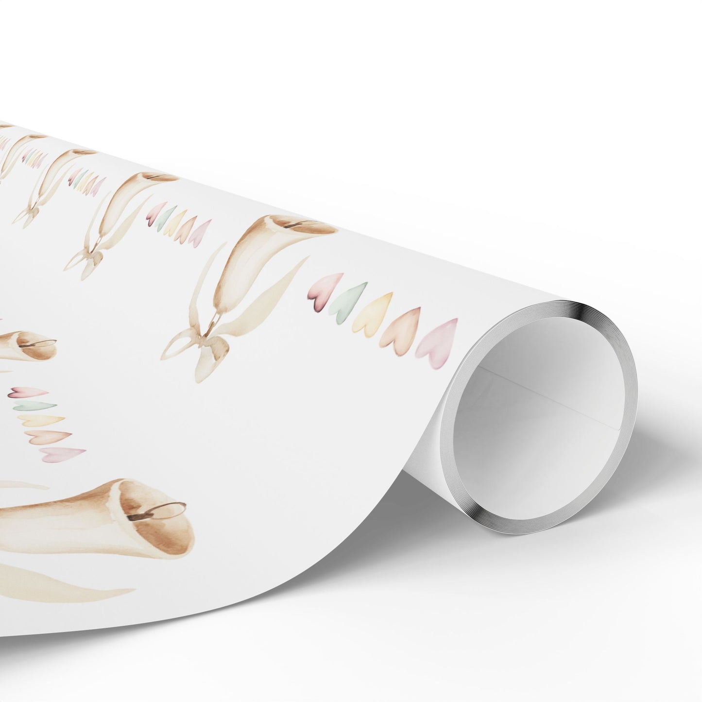 Wedding Bells and Hearts Wrapping Papers