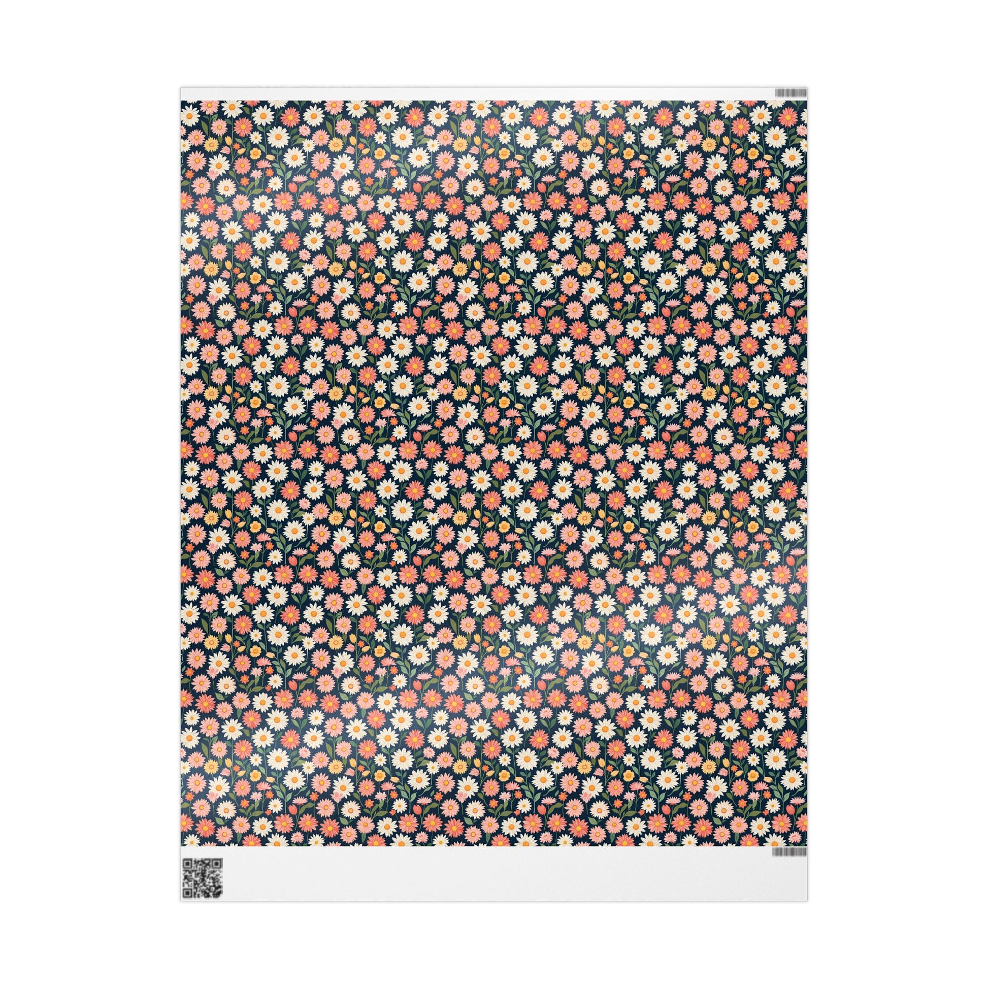 Colorful Daisy Floral Wrapping Paper