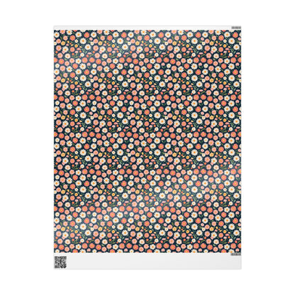 Colorful Daisy Floral Wrapping Paper