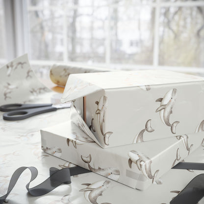Cute Gray Whale Gift Design