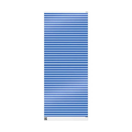 Blue Elegance – Sophisticated Striped Wrap