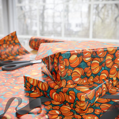 Pumpkin Wrapping Paper