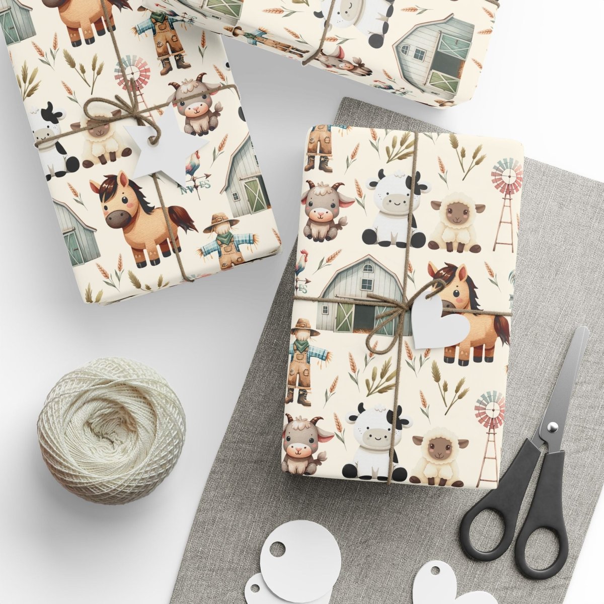Farmhouse Charm – Rustic Animal Wrap