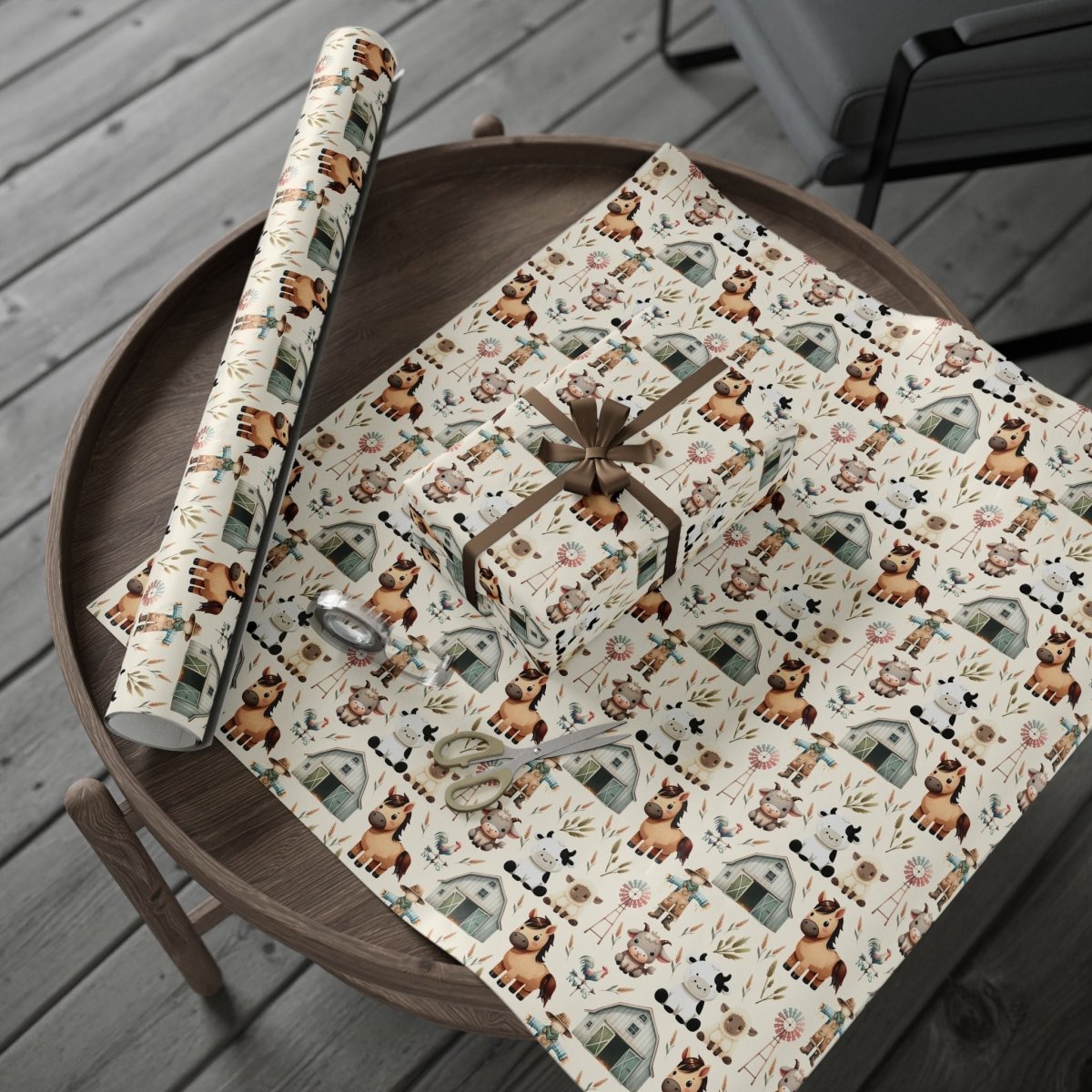 Farmhouse Charm – Rustic Animal Wrap