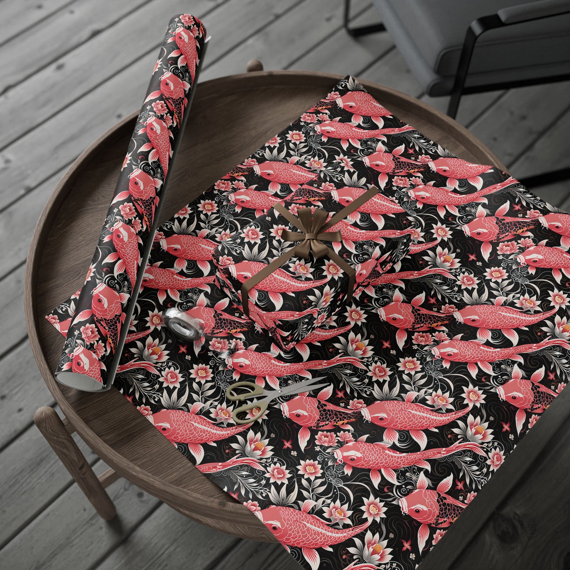 Koi Elegance – Graceful Gift Wrap