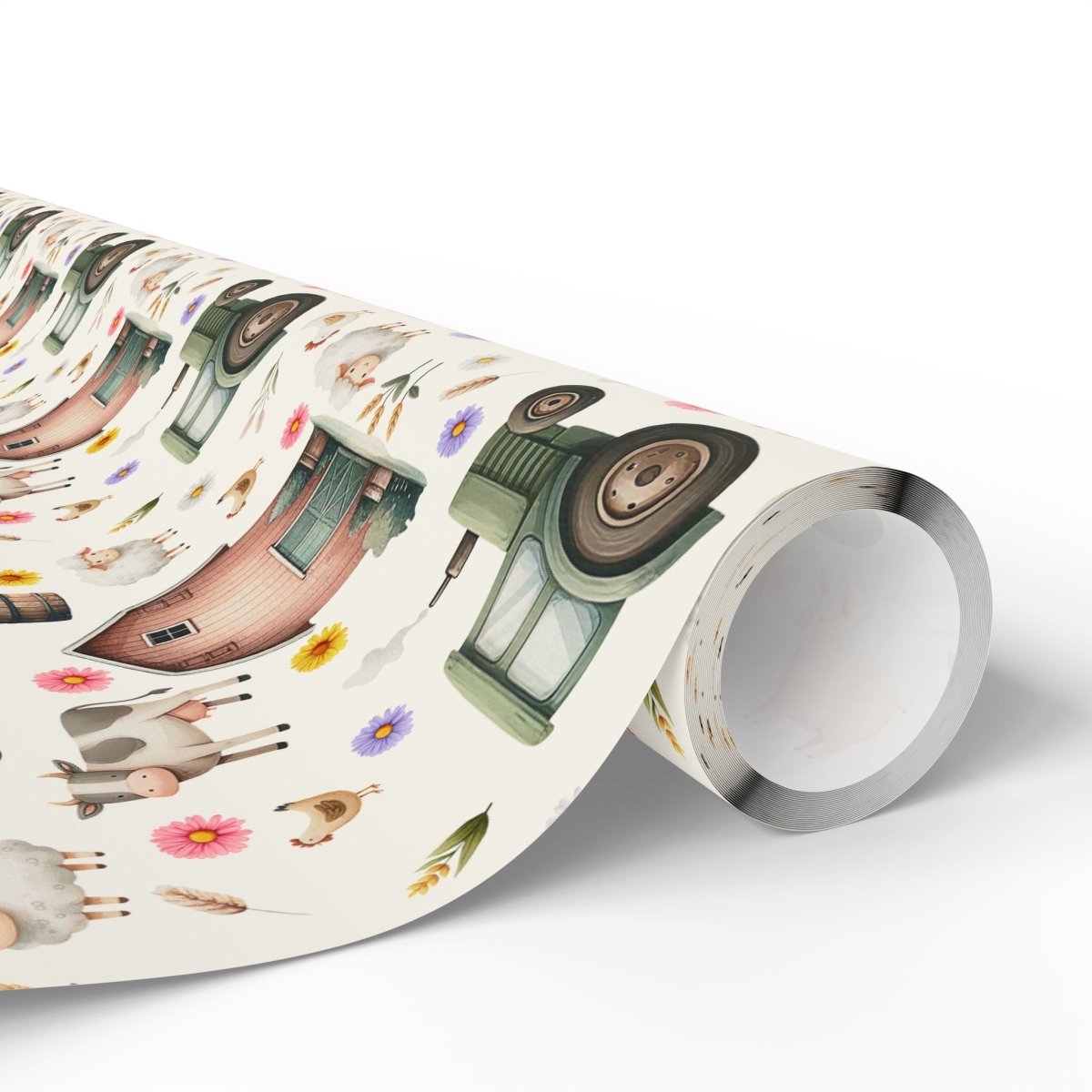 Cute Barnyard Gift Wrap