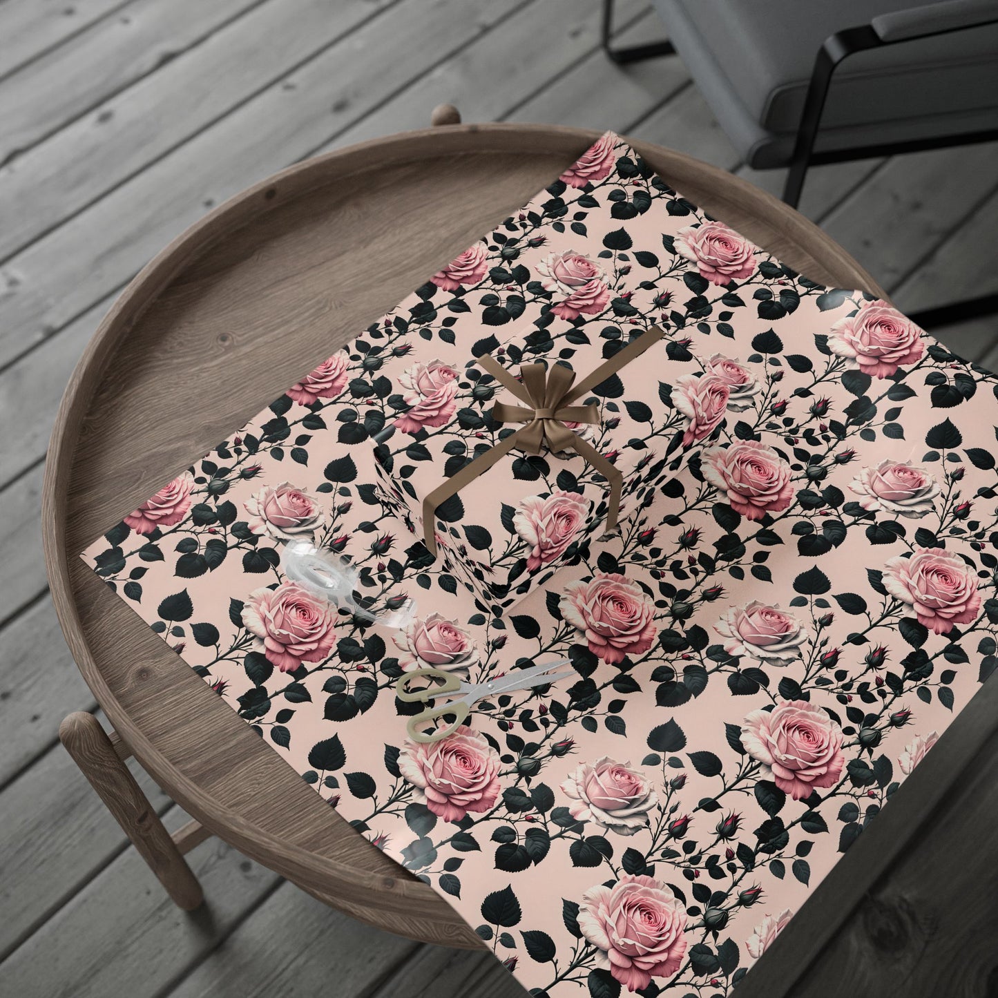 Rose Wrapping Papers Floral Gift Wrap for Birthday