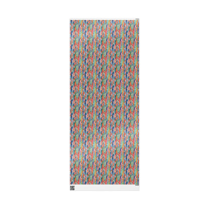 Abstract Cityscape Wrapping Papers