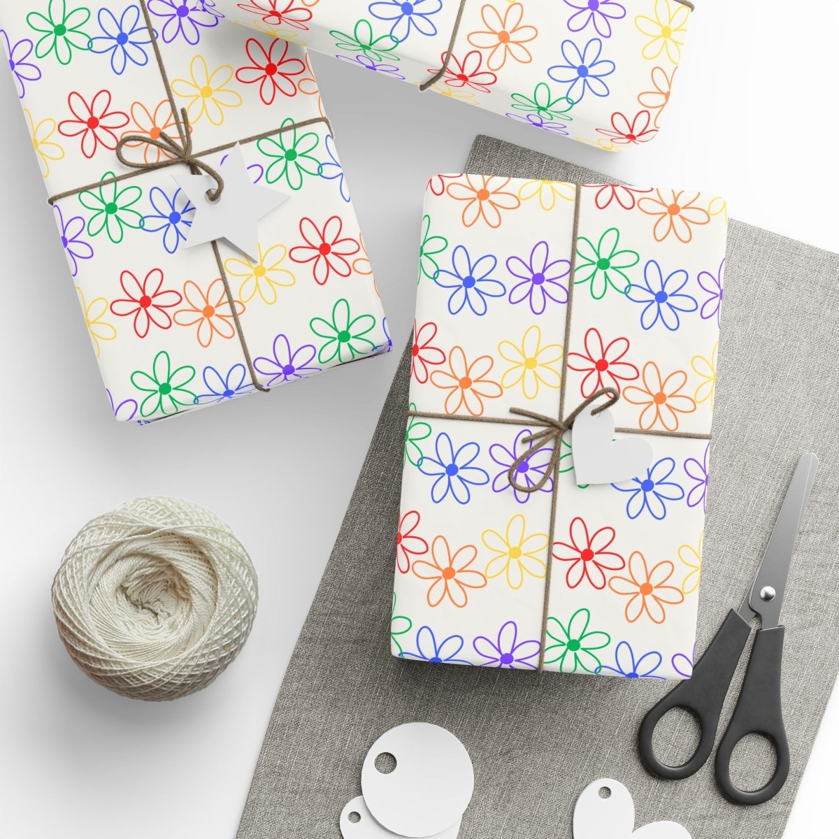 Colorful Floral Wrapping Paper