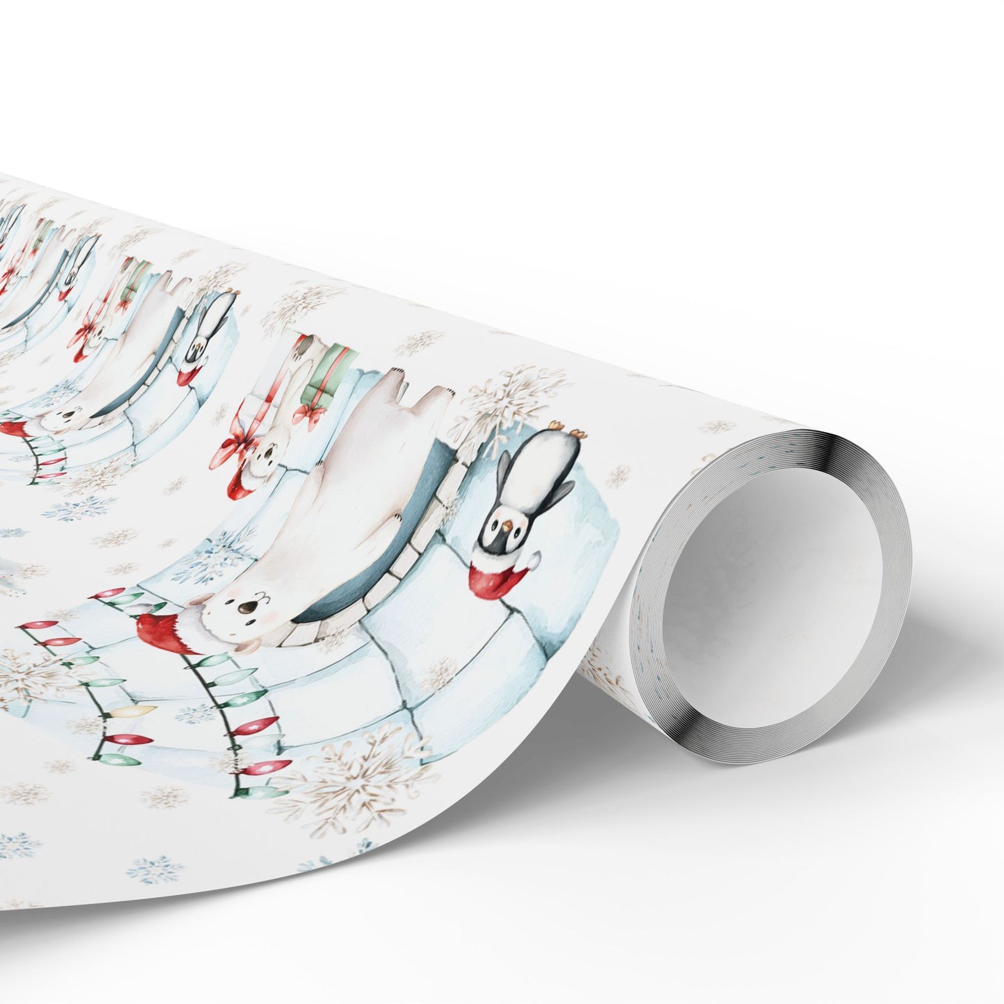 Igloo & Let It Snow – Arctic Friends Christmas Wrapping Paper