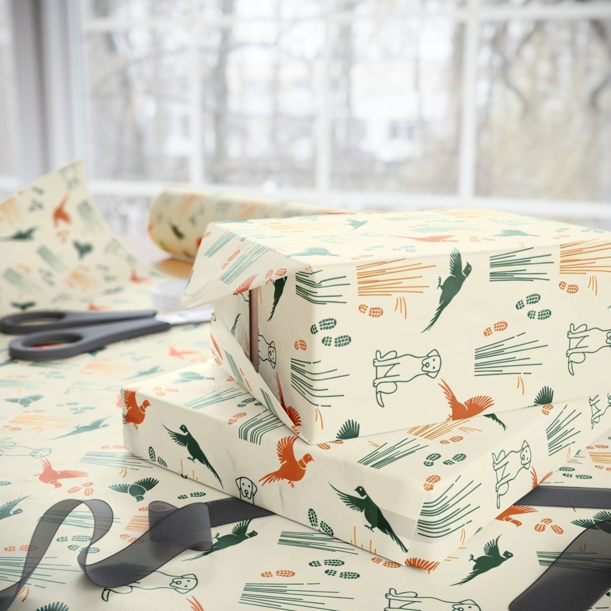 Field Notes – Hunting Lab Wrapping Paper