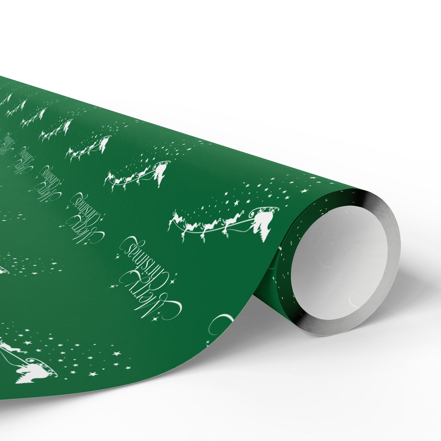 Sleigh All Day – Classic Green Christmas Wrapping Paper