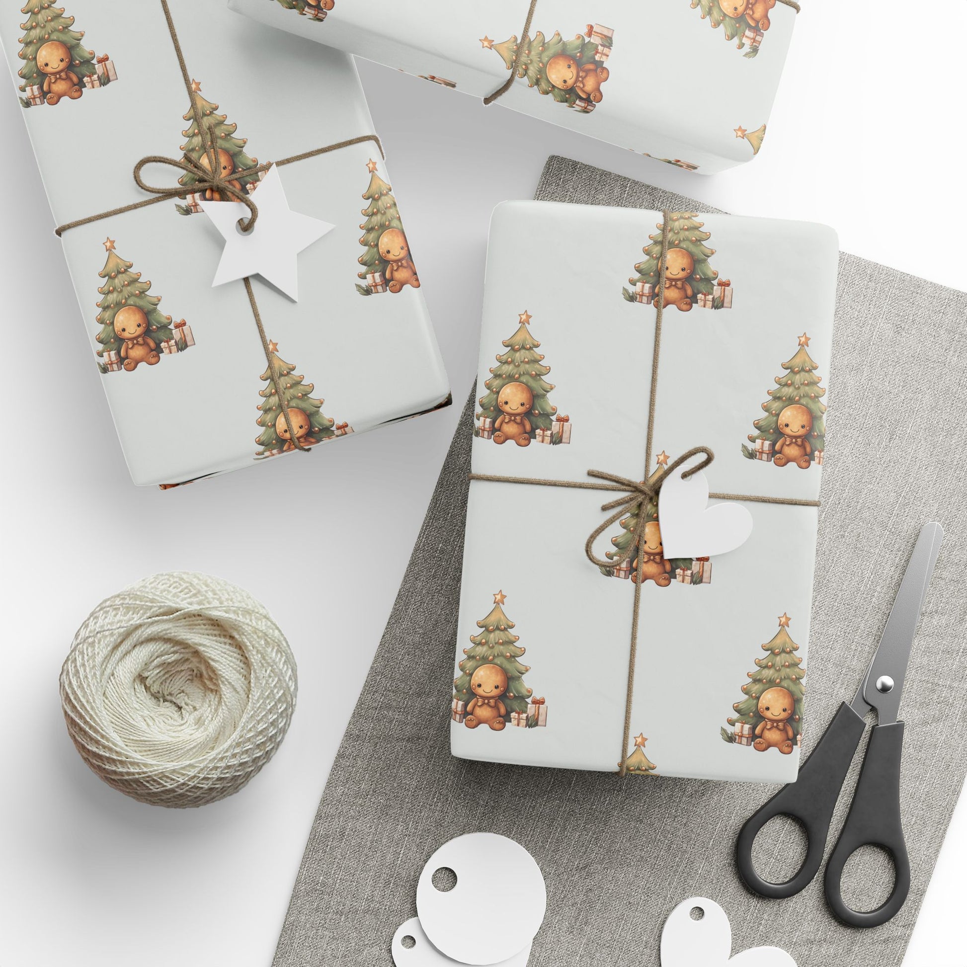 Snuggle & Sprinkle – Gingerbread Dreams Wrapping Paper