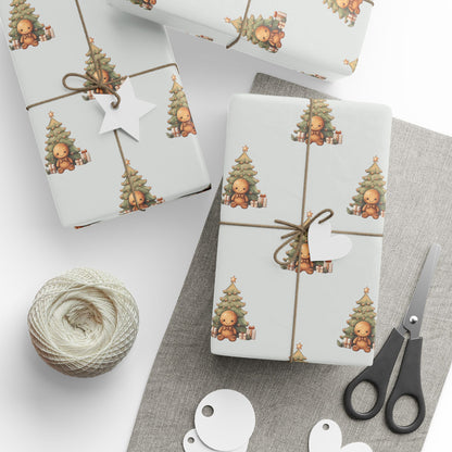 Snuggle & Sprinkle – Gingerbread Dreams Wrapping Paper
