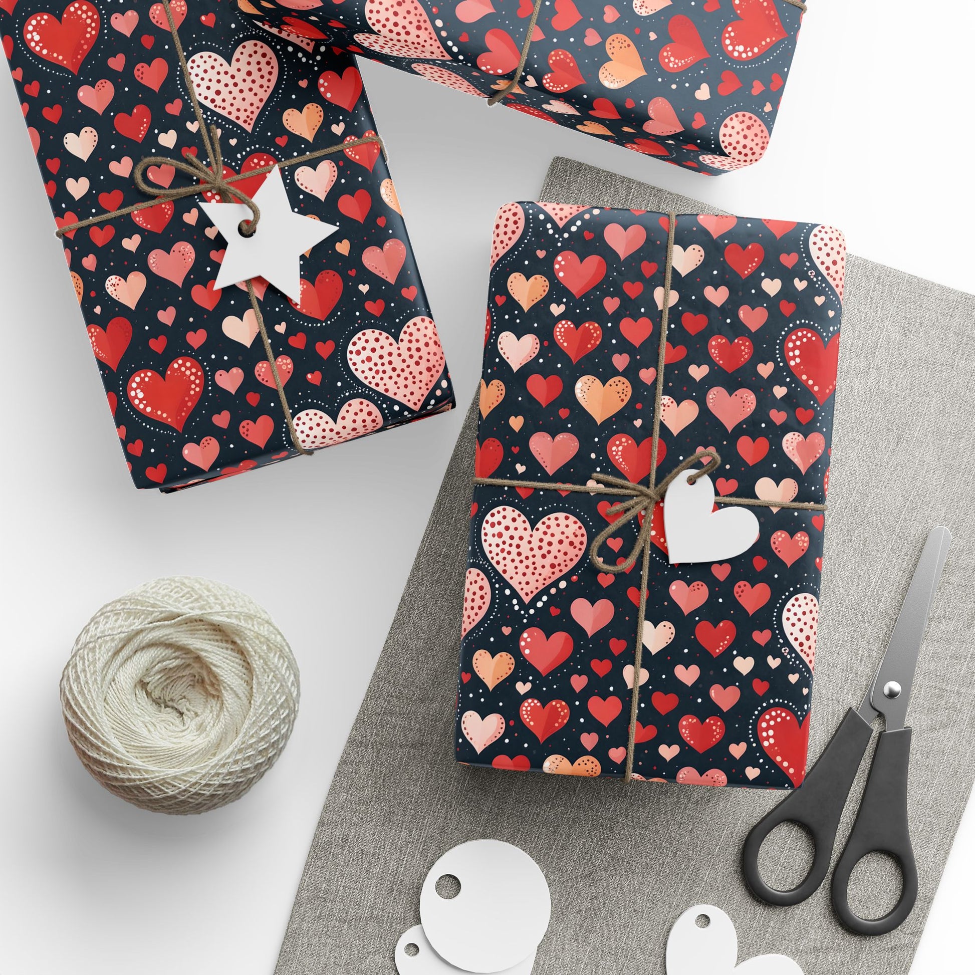 Heart Pattern Wrapping Paper
