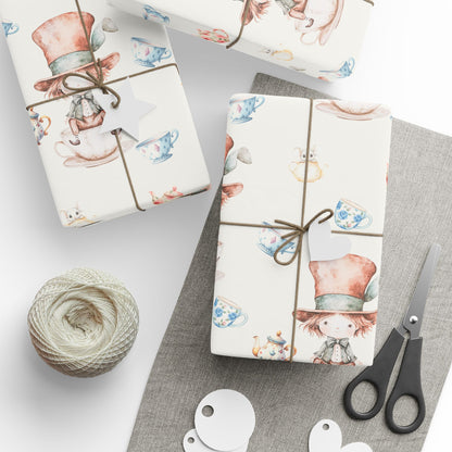 Mad Hatter Wrapping Paper for Any Occasion