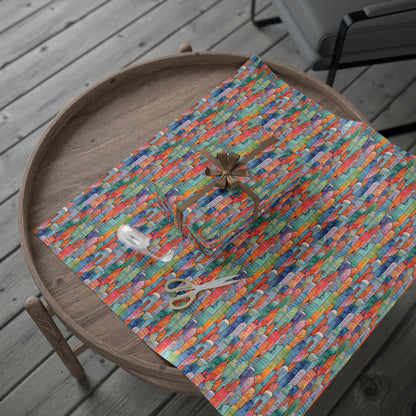 Abstract Cityscape Wrapping Papers