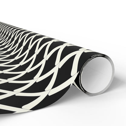 Monochrome Geometric Wrapping Papers