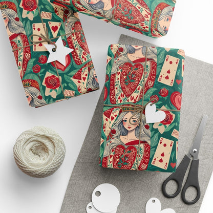 Queen of Hearts Playing Card Design