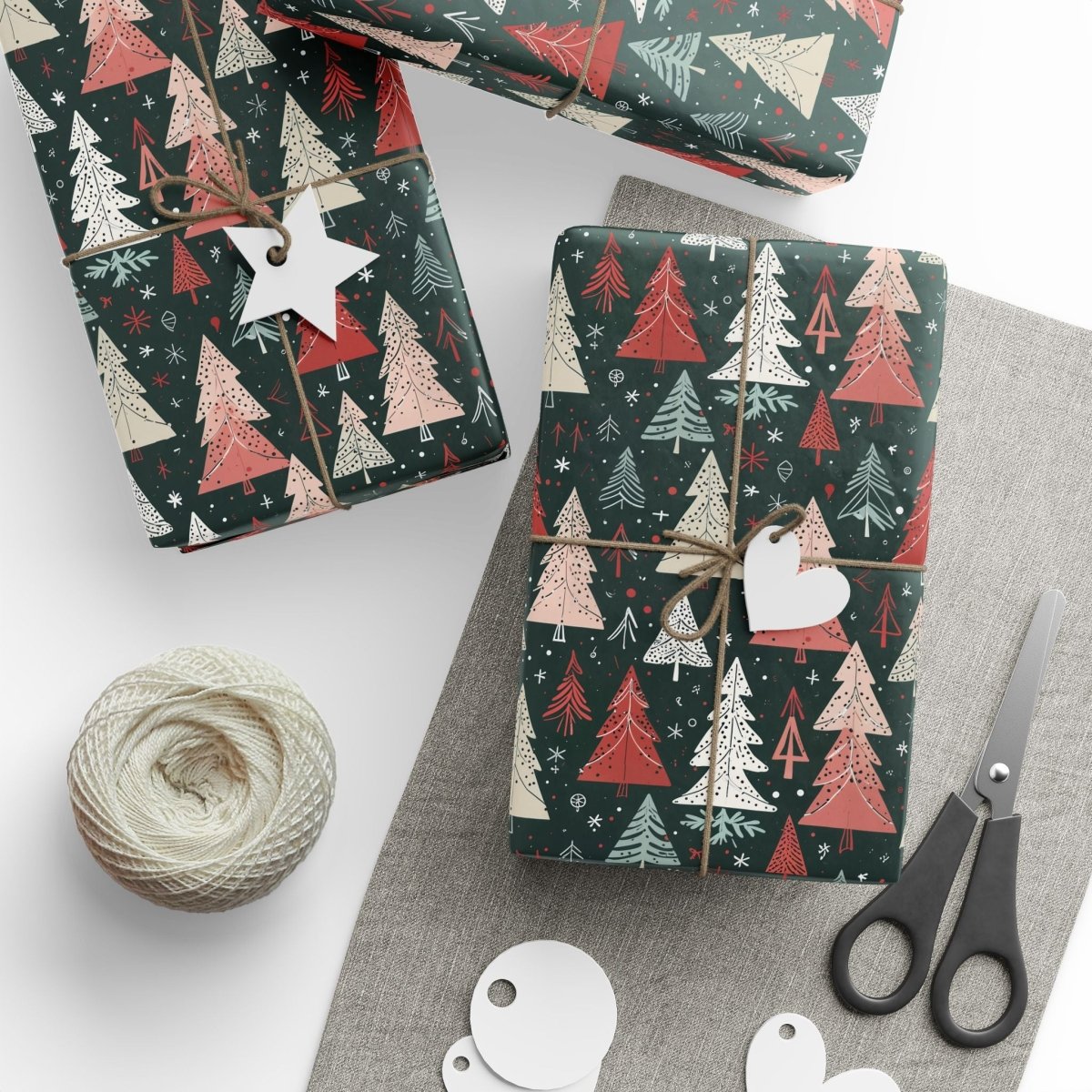 Doodle & Fir – Hand - Sketched Holiday Wrapping Paper