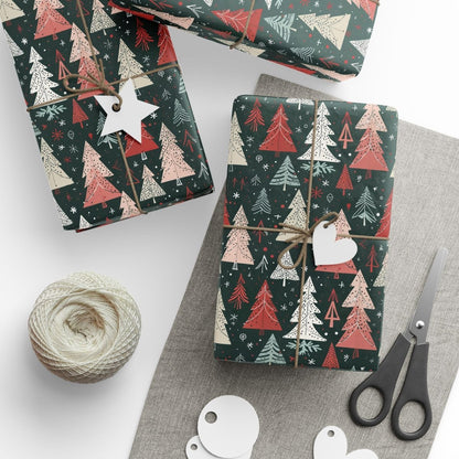 Doodle & Fir – Hand - Sketched Holiday Wrapping Paper