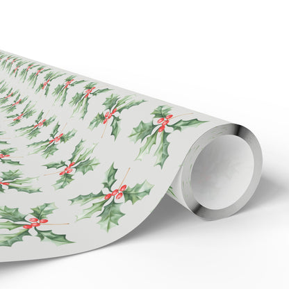 Holly Jolly Snaps – Classic Christmas Berry Wrapping Paper