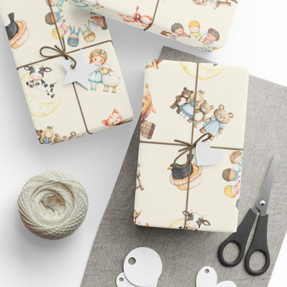Whimsical Nursery Rhymes Wrapping Paper