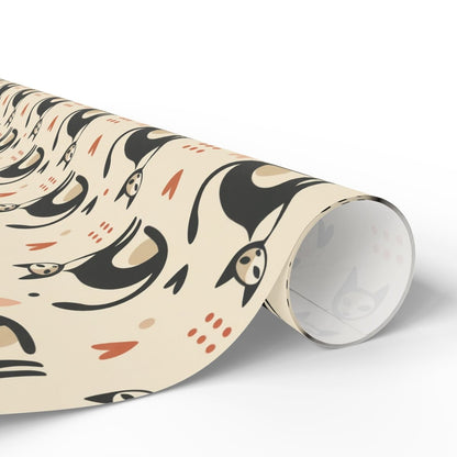 Feline Fine – Retro Cat Wrapping Paper