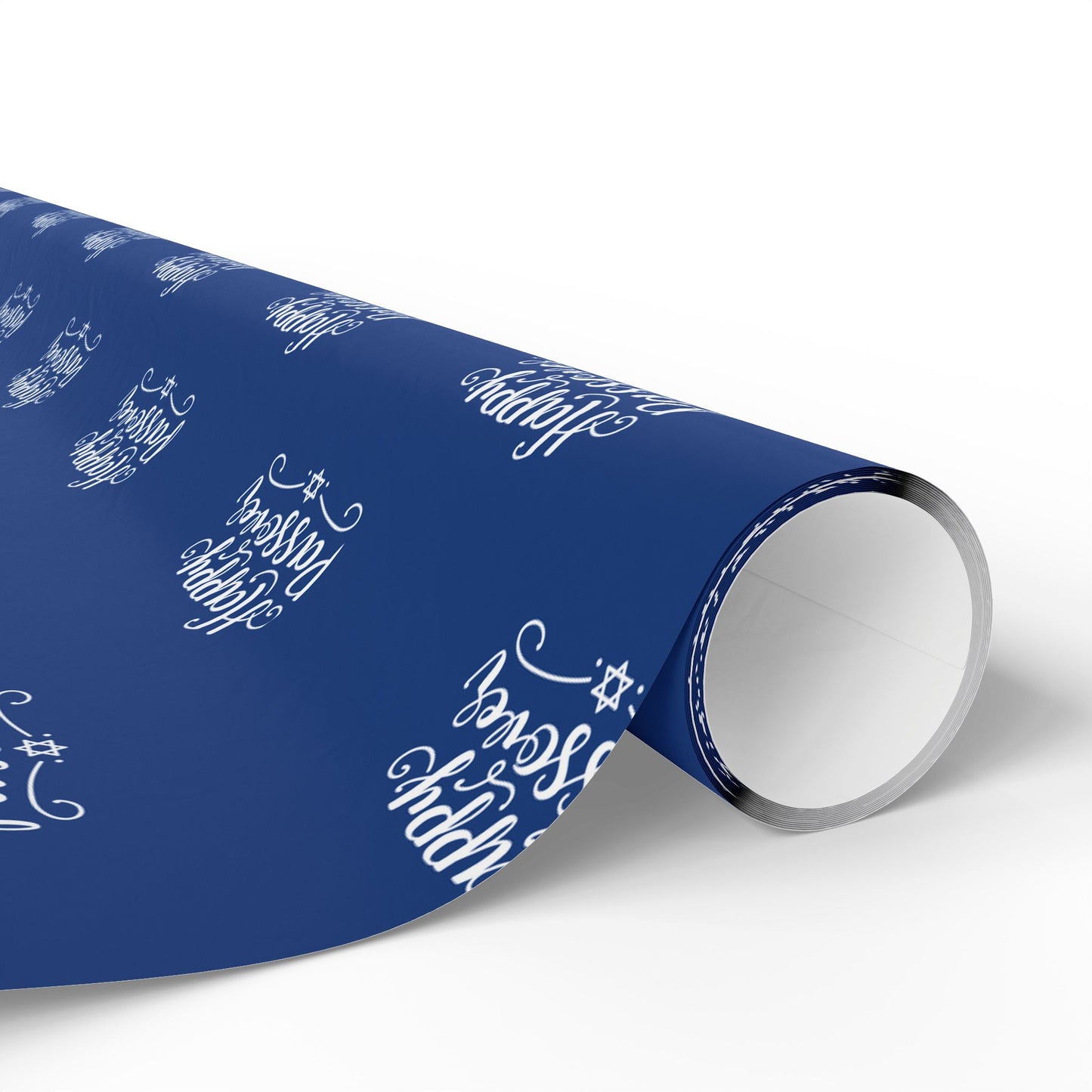 Elegant Blue Happy Passover Wrapping Paper