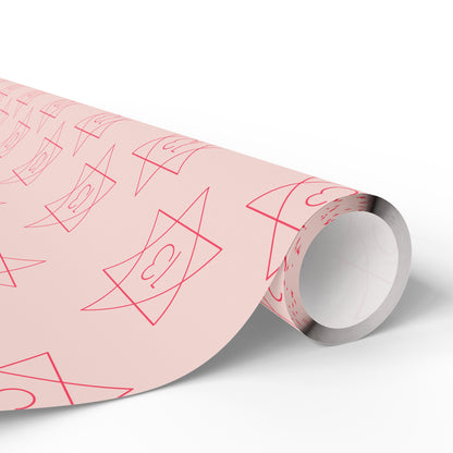 Pink Star of David Design