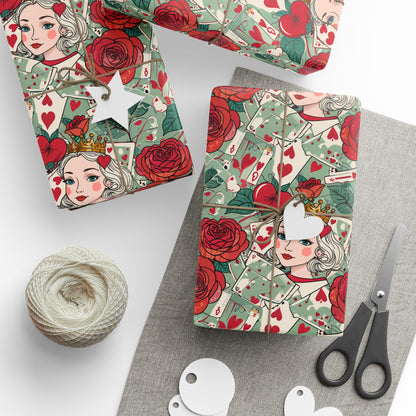 Red Roses Queen of Hearts Design